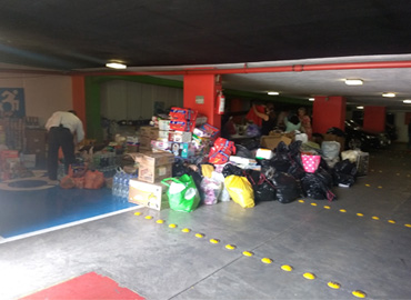 Donación de víveres a Guatemala