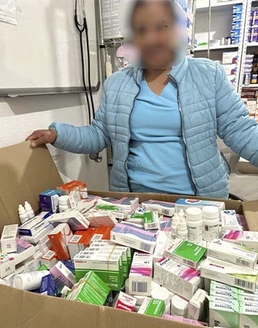 Fundación MEDERE (escala) - abastecimiento de medicamentos esenciales para consultorio médico